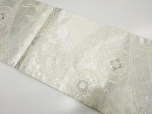 未使用品　鳳凰に華紋織り出し　袋帯